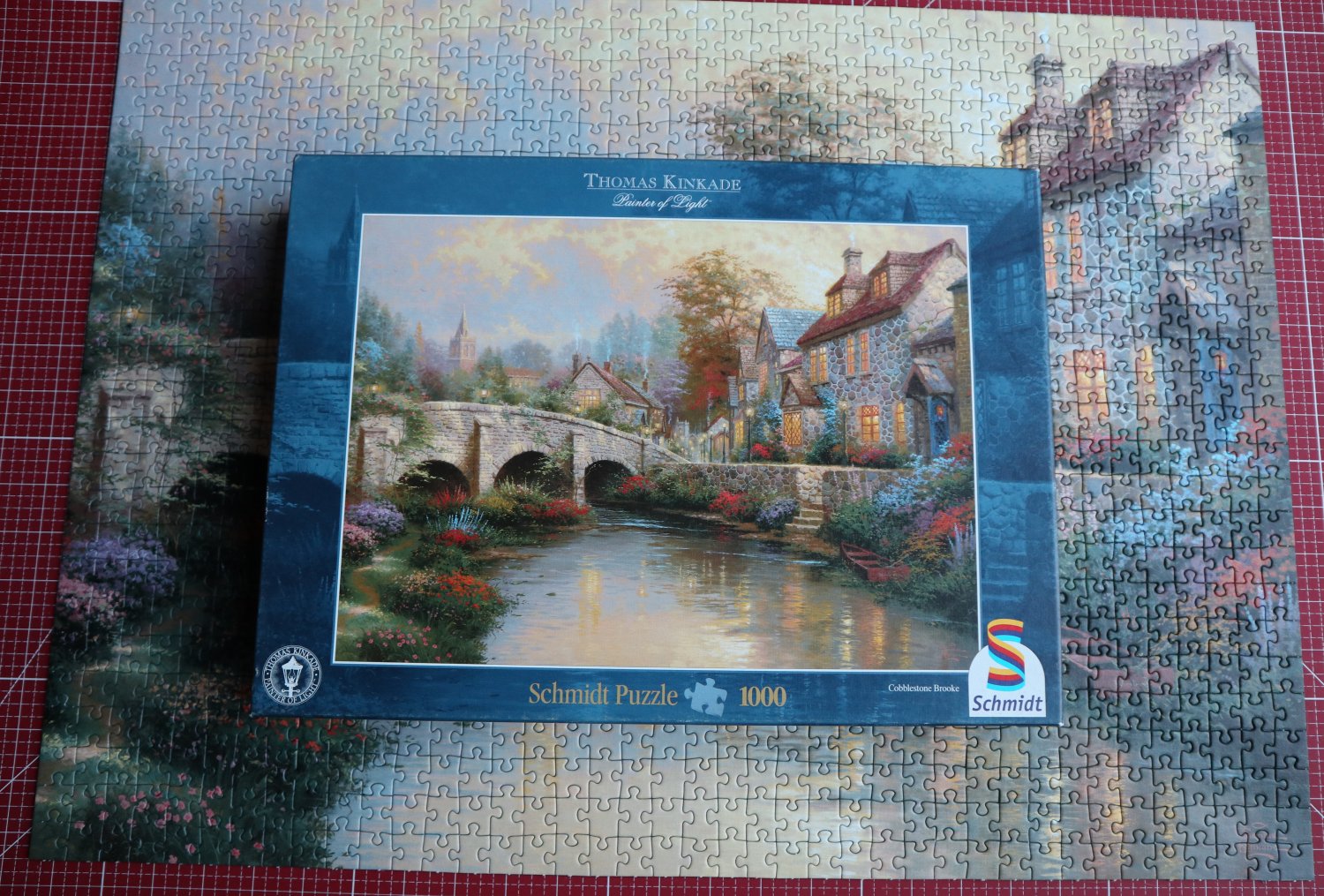 Puzzle Schmidt 1000 Teile - Thomas Kinkade - Cobblestone