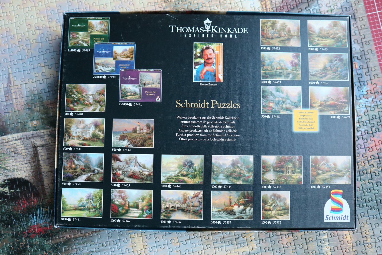 Puzzle Schmidt 1000 Teile - Thomas Kinkade - Cobblestone