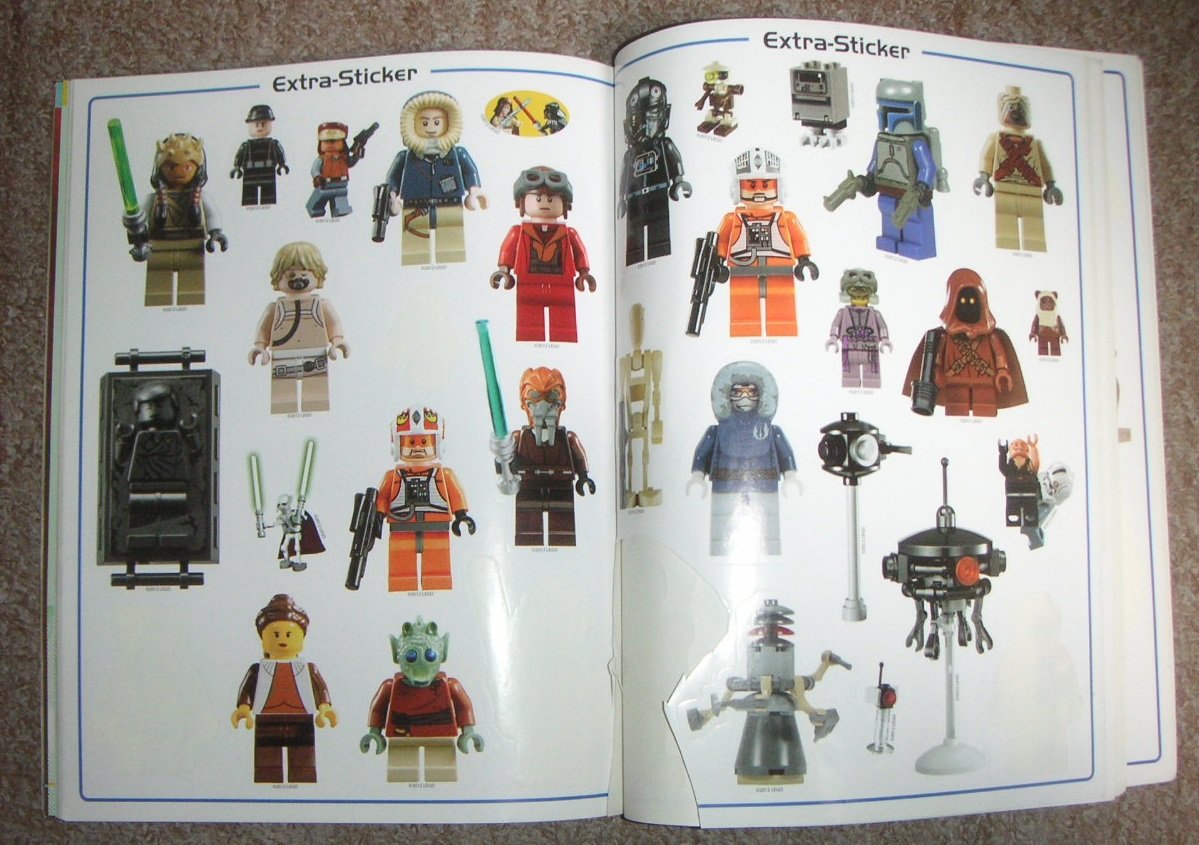 über 1000 Sticker Fachbuch LEGO® Star Wars™ Minifiguren Das große Stickerbuch 