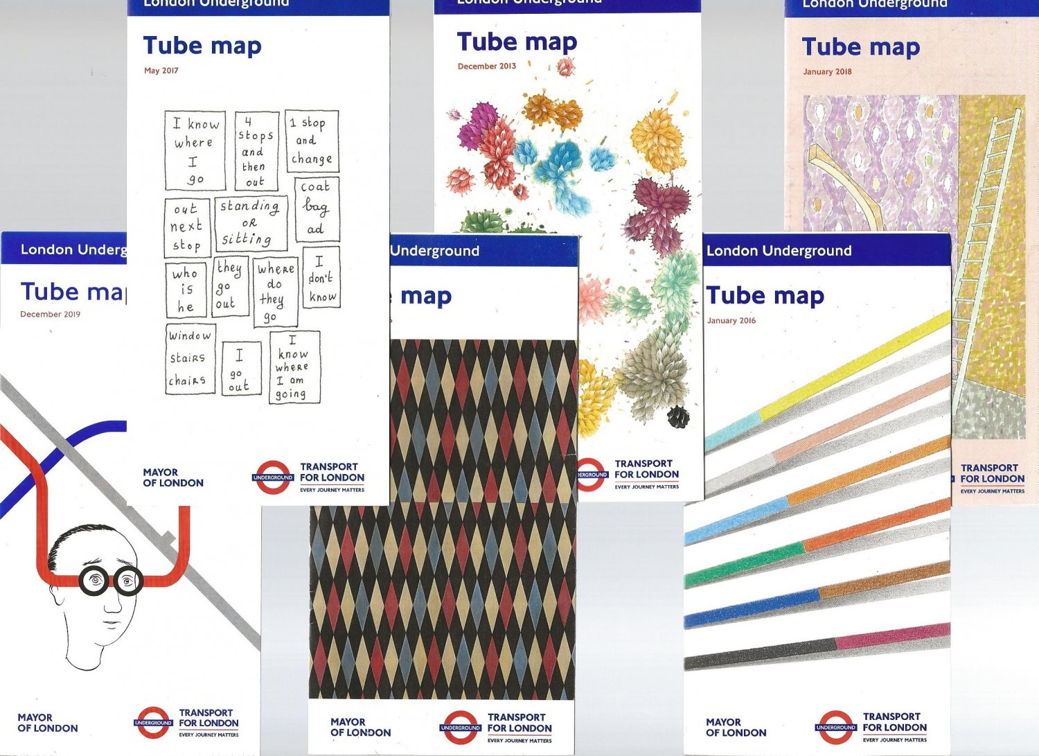 „Art on the Underground Tube Map London Underground“ Buch gebraucht