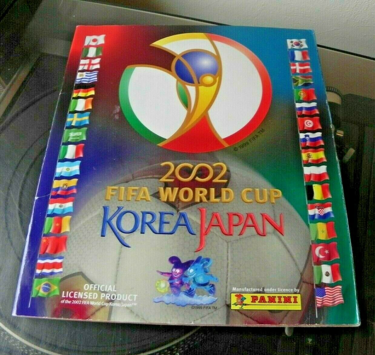 Tüte Panini WC WM Korea Japan 2002 ALBUM KOMPLETTSATZ COMPLETE SET 