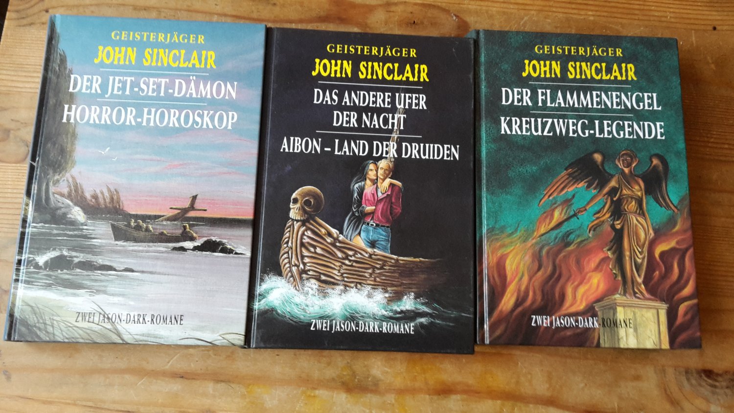 John Sinclair Romane 5 Stück gebraucht siehe Aufstellung 