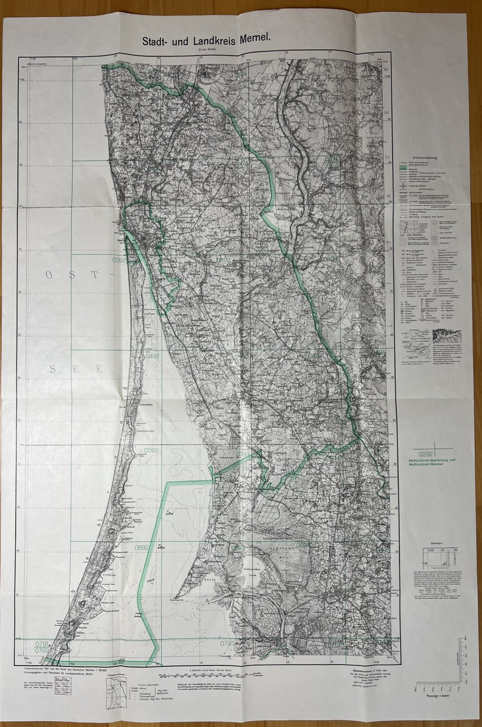 „ORIGINAL Memelland 1941 Stadt und Landkreis Memel.“ Buch