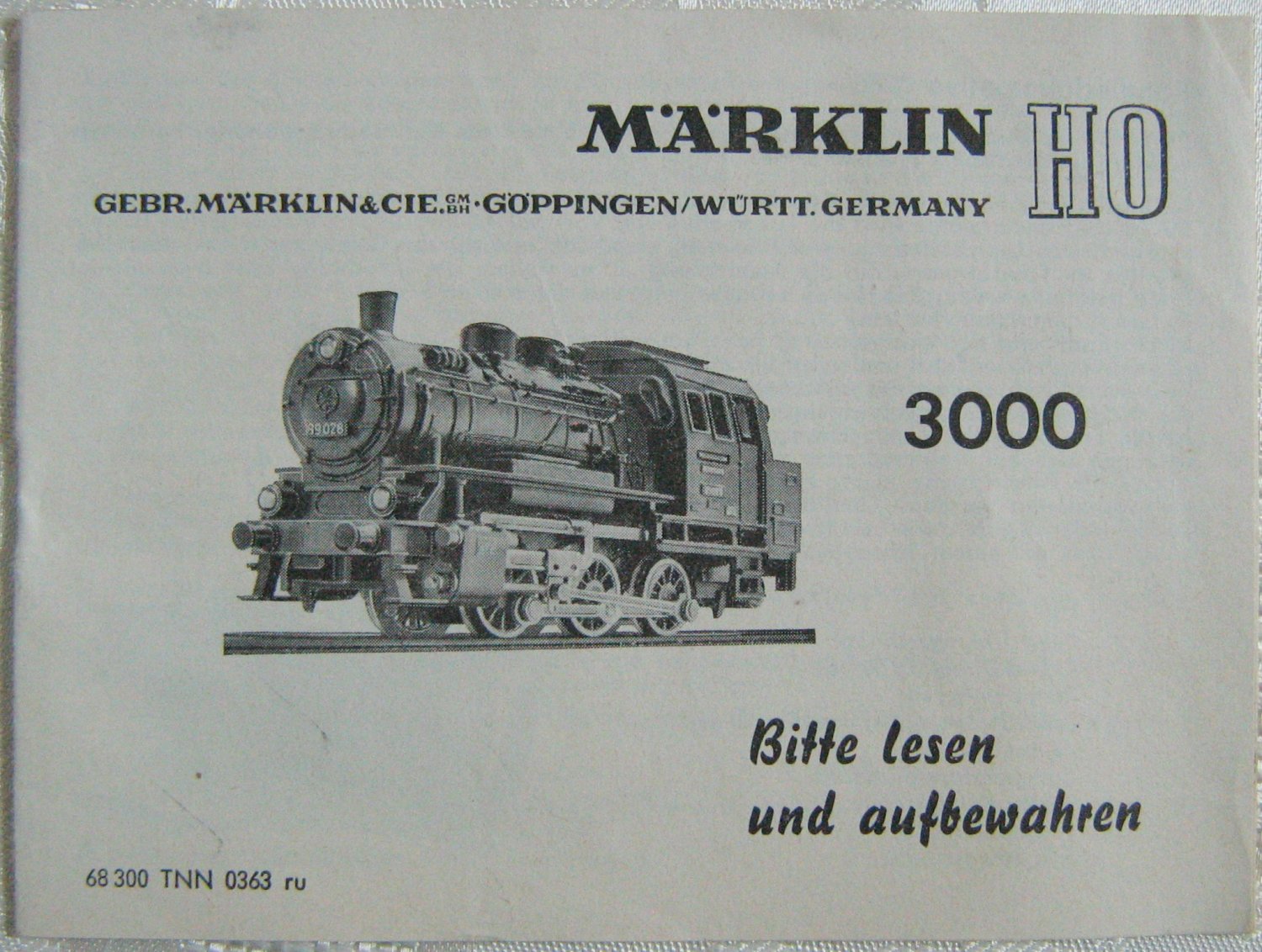 M Rklin H Anleitung Rangier Lokomotive Buch