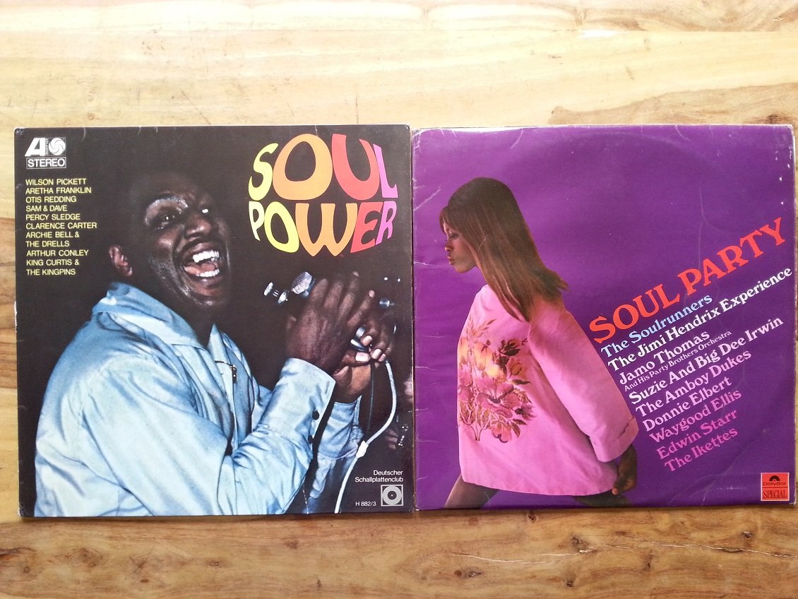 „Soul Power - Soul Party = 2 vinyl LPs“ (Jimi Hendrix Experience ...