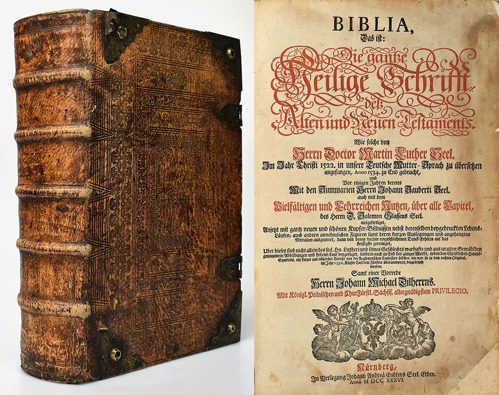 „Biblia, Das Ist: Die Gantze Heilige Schrifft, Deß Alten …“ – Buch ...