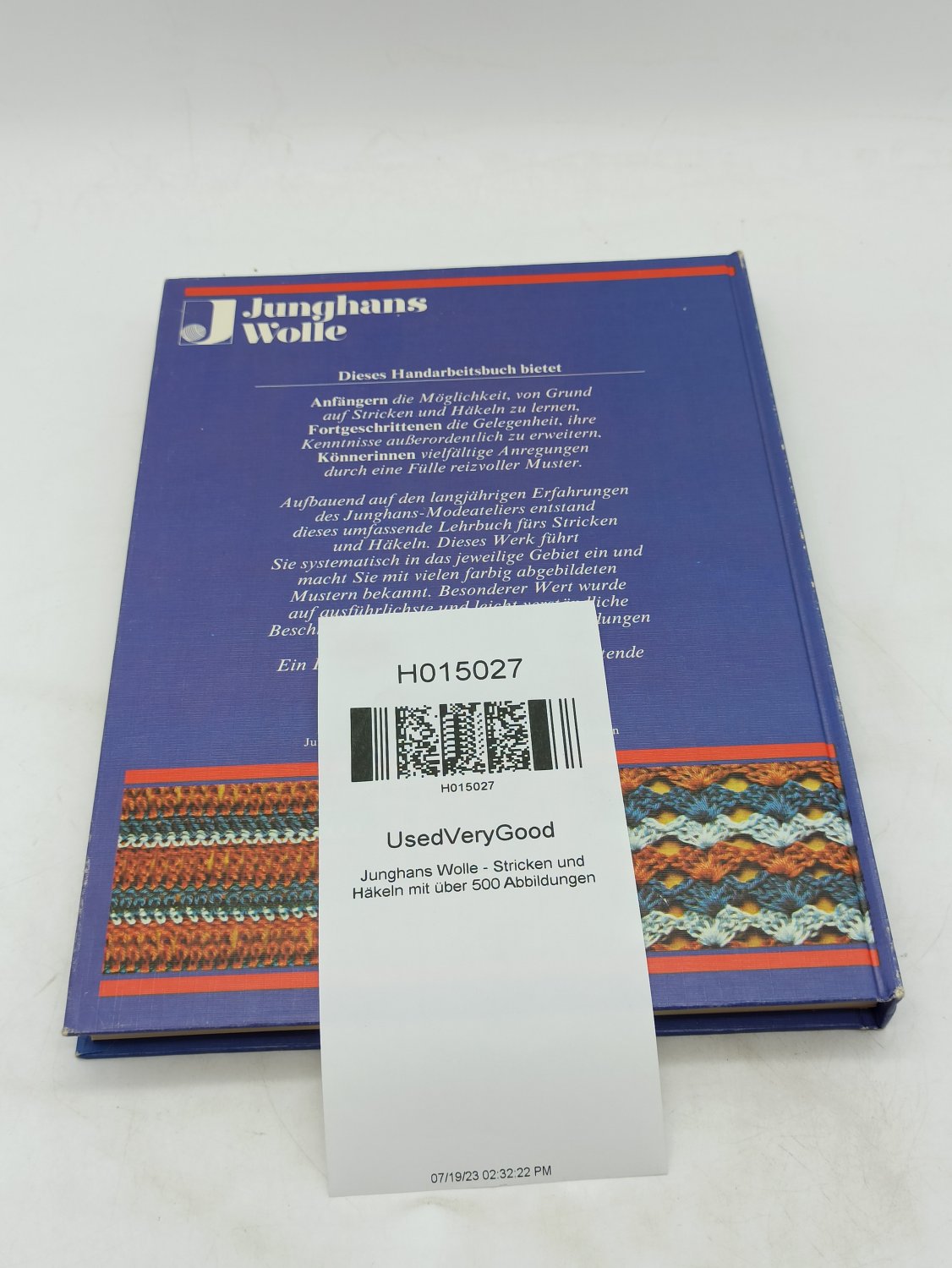 Junghans Wolle Stricken und H keln mit ber 500 Buch