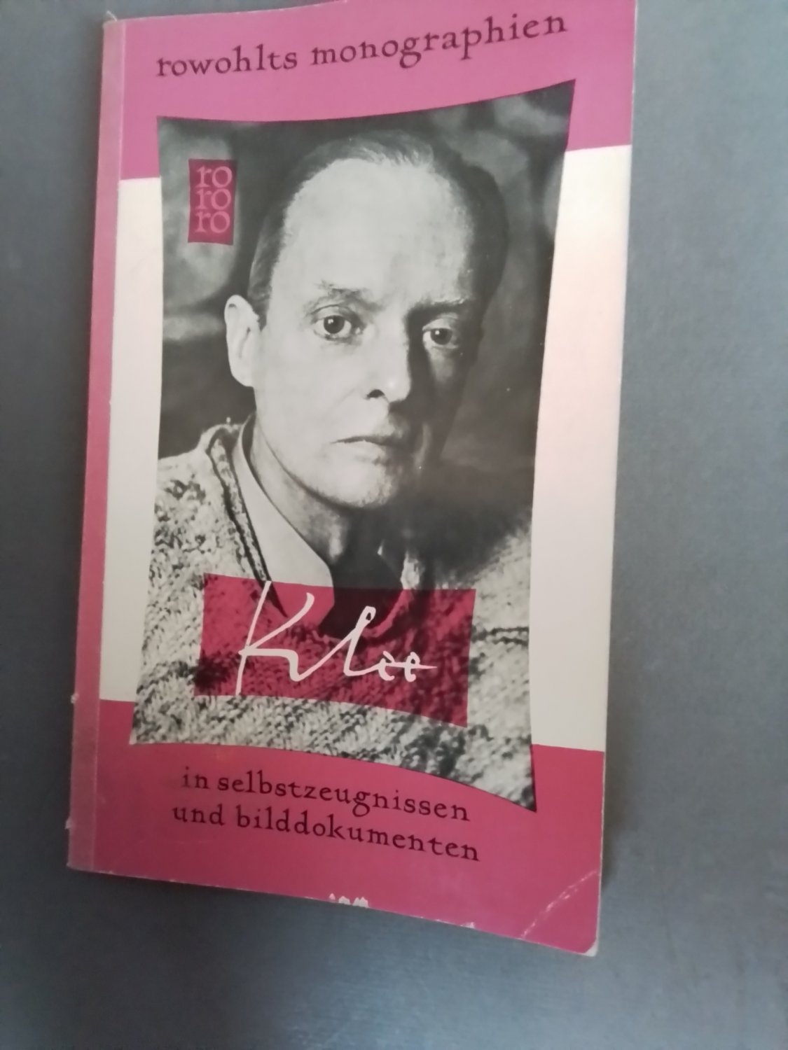 „Paul Klee in Selbstzeugnissen und Bilddokumenten“ – Buch antiquarisch ...