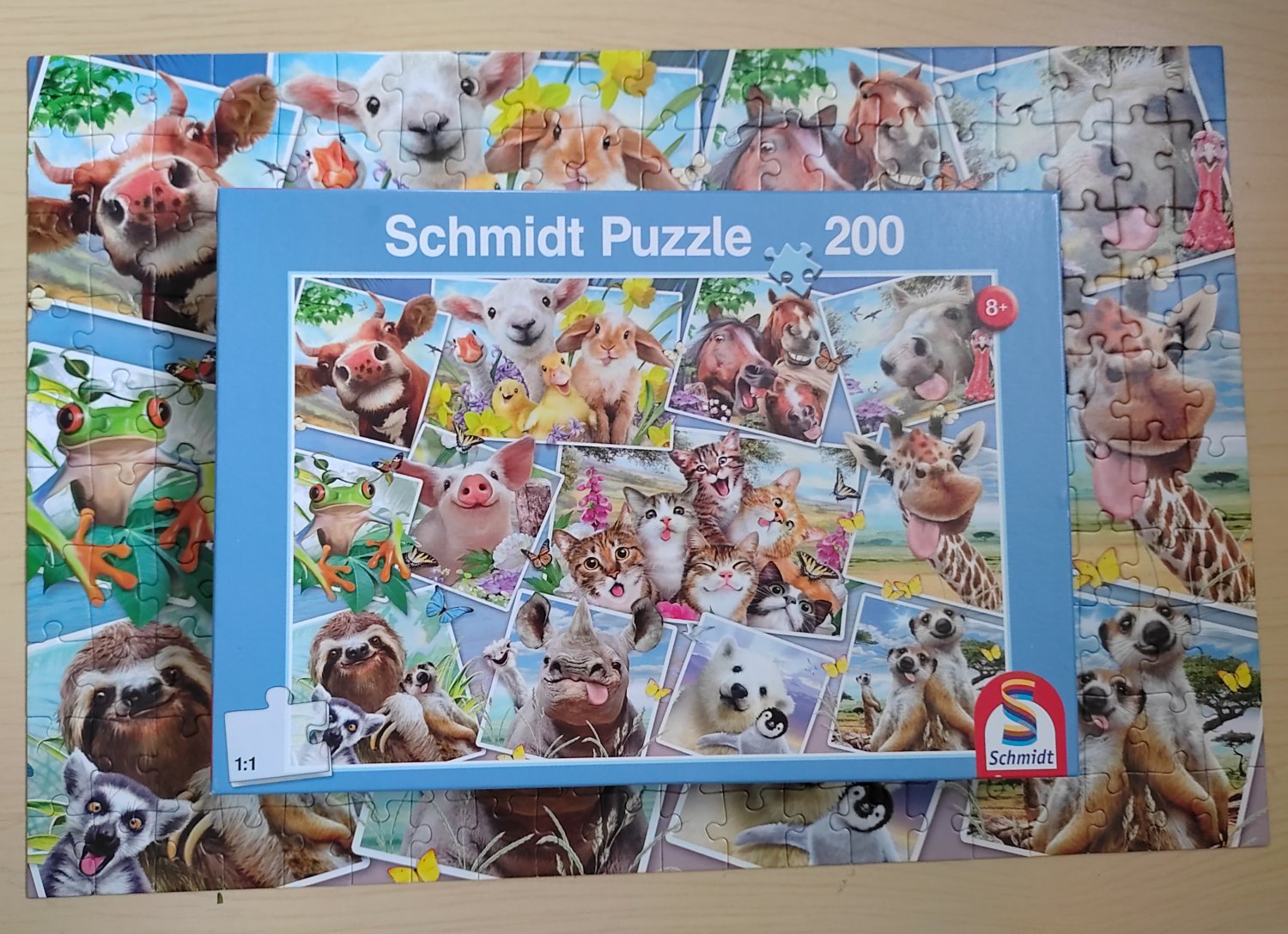 Schmidt Puzzle 200 Teile Tierische Selfies Spiel Gebraucht Kaufen