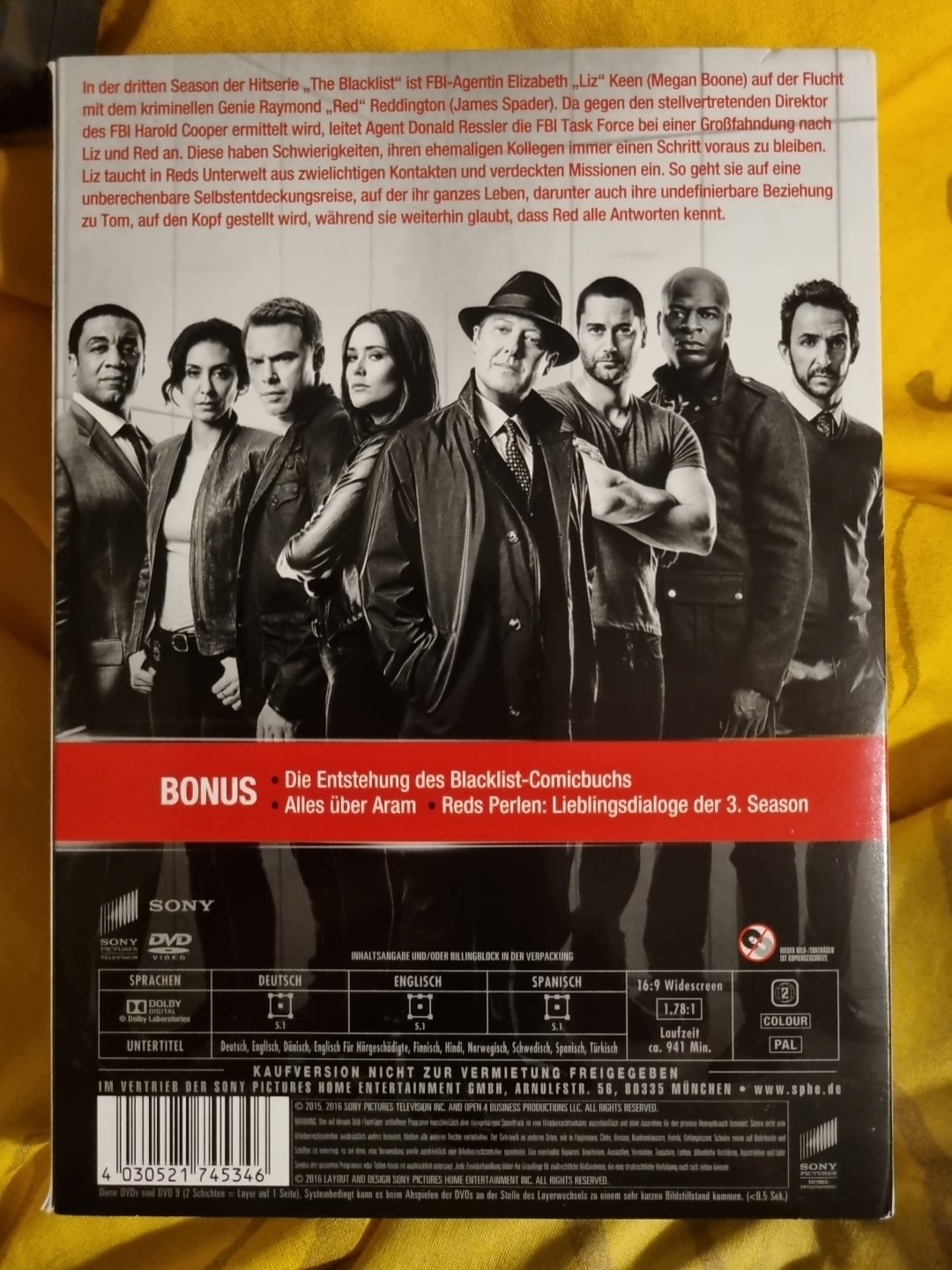 Watch The Blacklist Redemption The Blacklist Staffel DVDs Latest Jpc