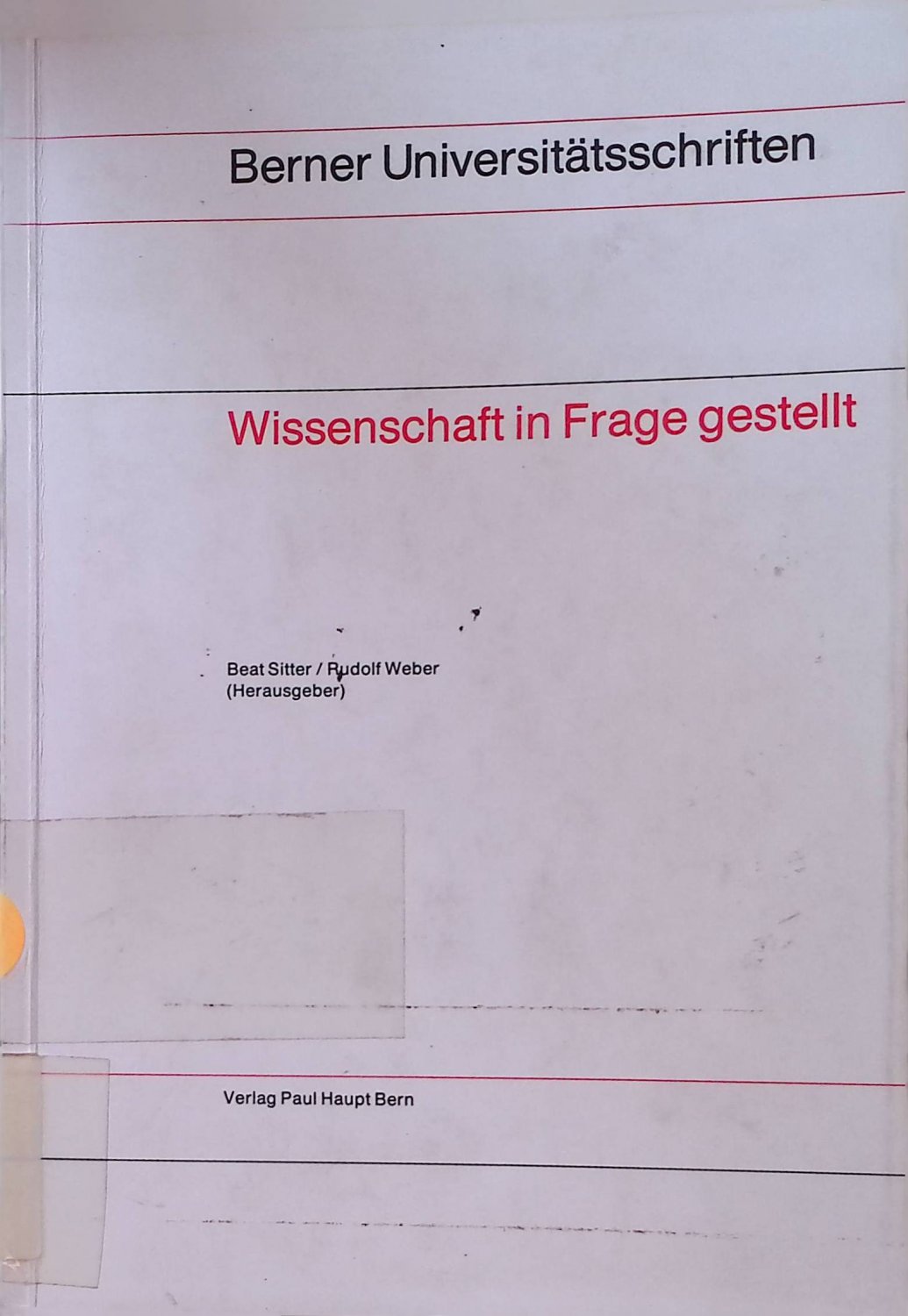 „Sitter-Liver, Beat Und Rudolf Weber“ – Bücher gebraucht, antiquarisch ...
