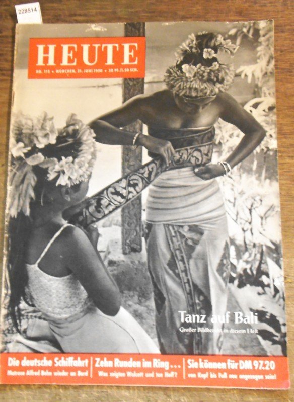 „Heute. Nummer 113, München, 21.“ (Heute. Reef, Arthur Aenne