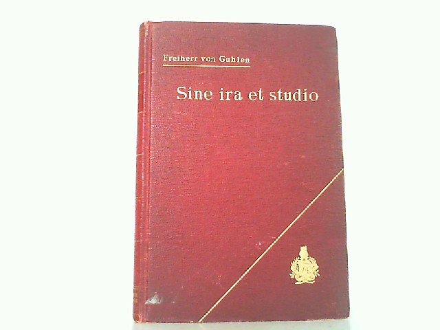 Sine ira et studio Militärische Betrachtungen 1900-03“ – Bücher gebraucht,  antiquarisch & neu kaufen