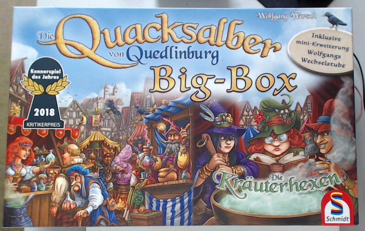 Big Box: Die Quacksalber von Quedlinburg Inklusive …“ (Warsch, Wolfgang) –  Spiel gebraucht kaufen – A02zV8P541ZZJ