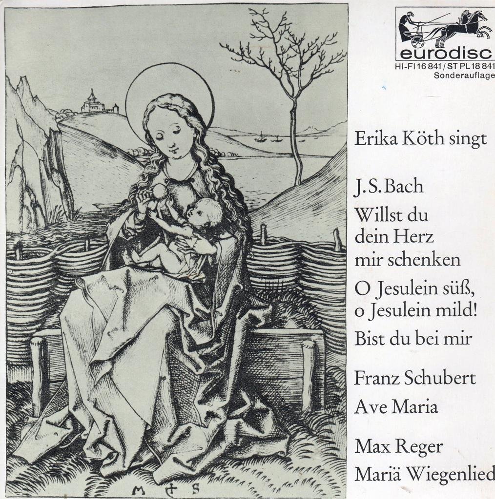J S Bach Willst Du Dein Herz Mir Schenken O Jesulein Erika Koth Tontrager Gebraucht Kaufen A02ll1hk21zzh