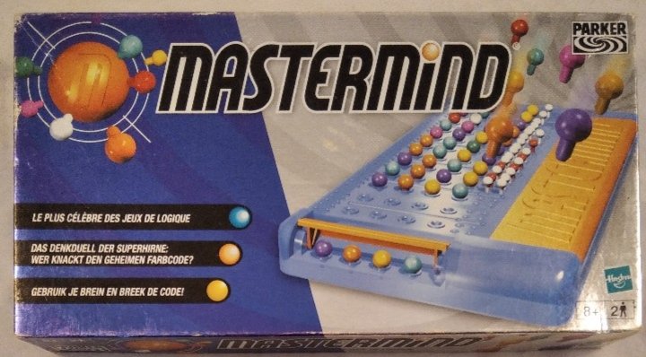 Parker 14150115: Mastermind [Denkspiel/casse-tête]. Achtung: Nicht geeignet  für Kinder unter 3 Jahren. Attention! Ne convient pas aux enfants de moins  ...