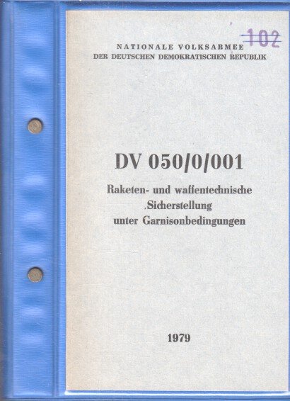 DDR:Dienstvorschrift:Feldmäßige Geräte des Verpflegungsdienstes 1979