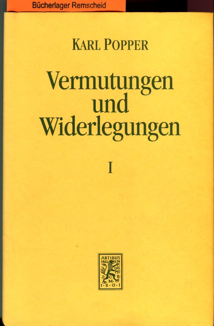 Vermutungen Und Widerlegungen Popper Karl R Buch Gebraucht Kaufen A02slqsk01zzu