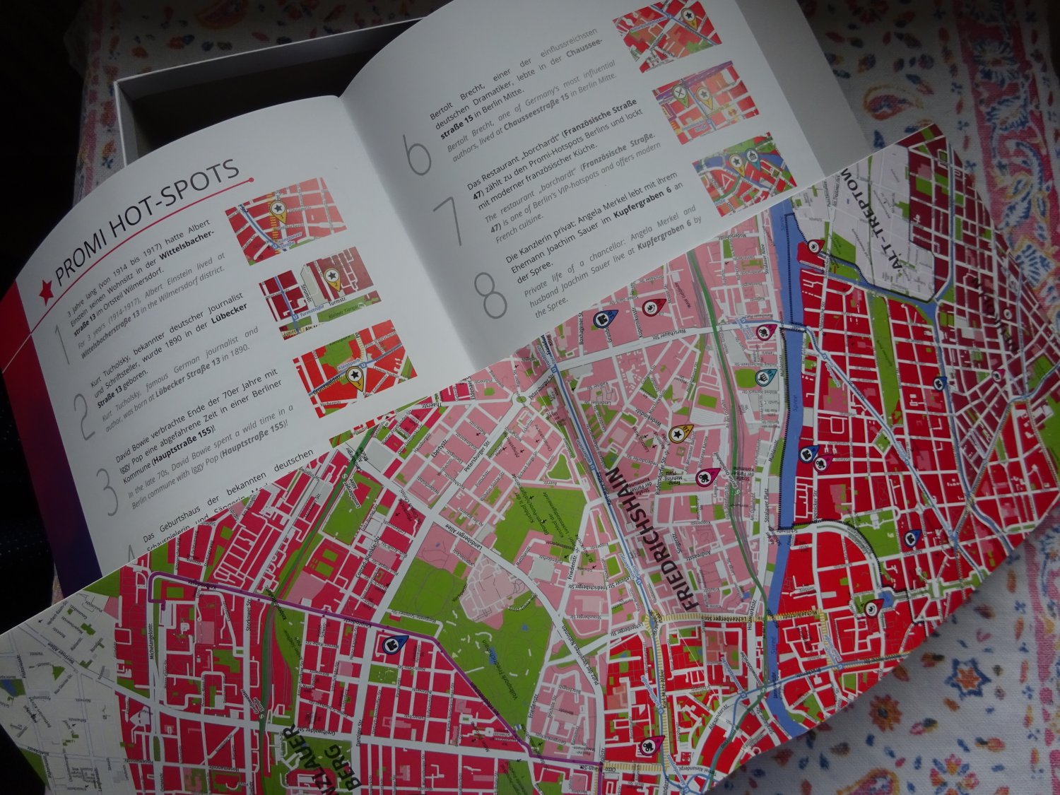 New York Das Berlin Puzzle: Original Stadtplan Unserer Hauptstadt Puzzeln  Puzzle 500 Teile, image size:1500x1125