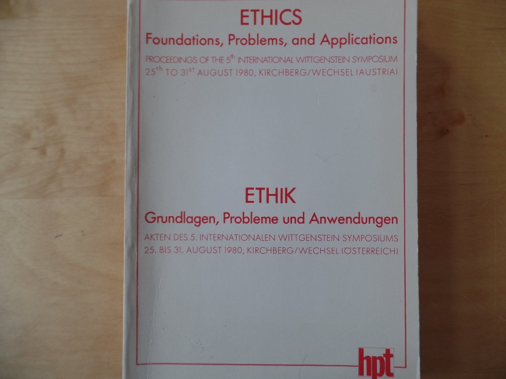 Ethik Grundlagen Probleme U Wittgenstein Ludwig Buch Gebraucht Kaufen A02ntwav01zze