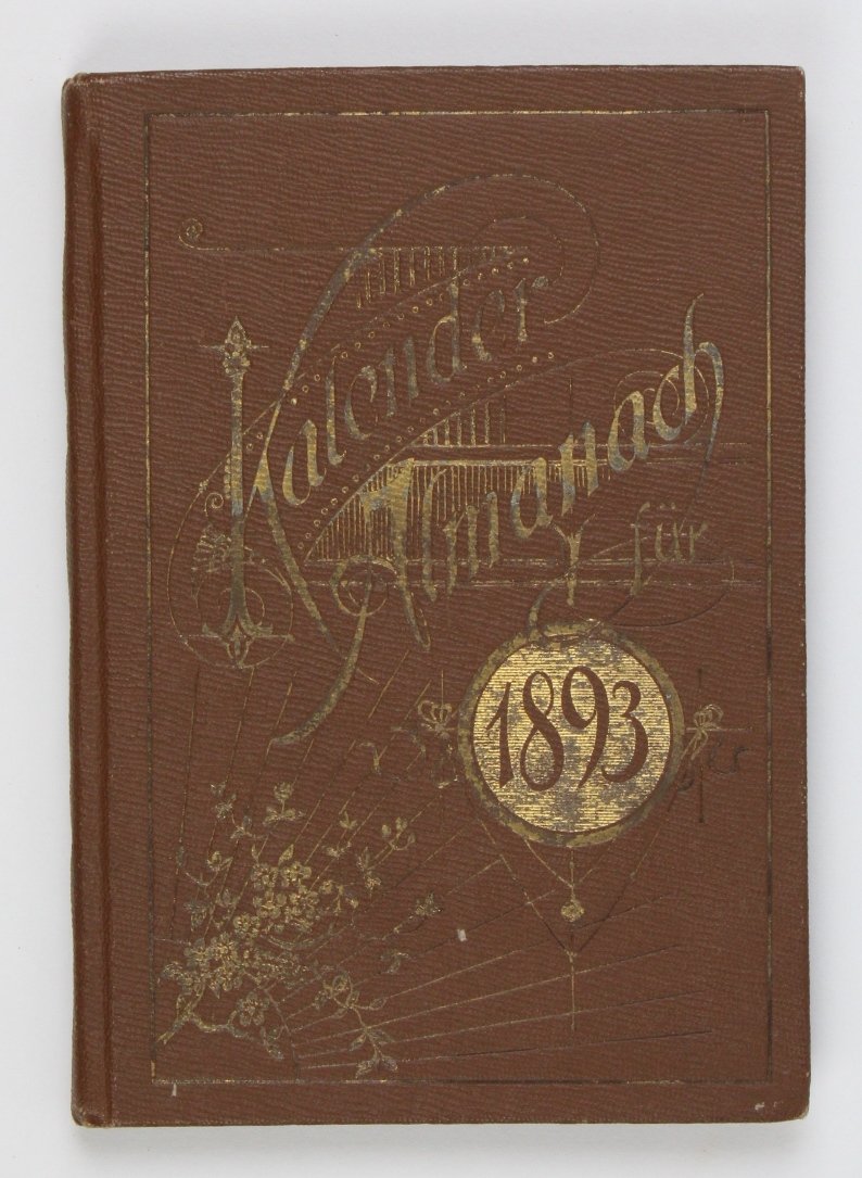 Kalender Almanach auf das Jahr 1893“ – Buch gebraucht kaufen – A02Ci9e901ZZP