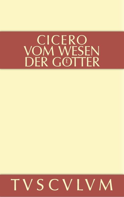 Vom Wesen Der Götter 3 Bücher Lateinisch Deutsch Bücher