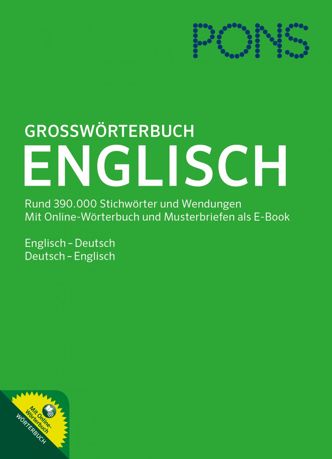 ISBN 9783125173439 "PONS Großwörterbuch Englisch EnglischDeutsch