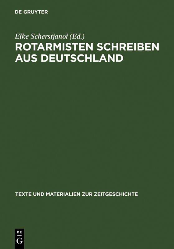 Rotarmisten Schreiben Aus Deutschland Briefe Von Der Bücher