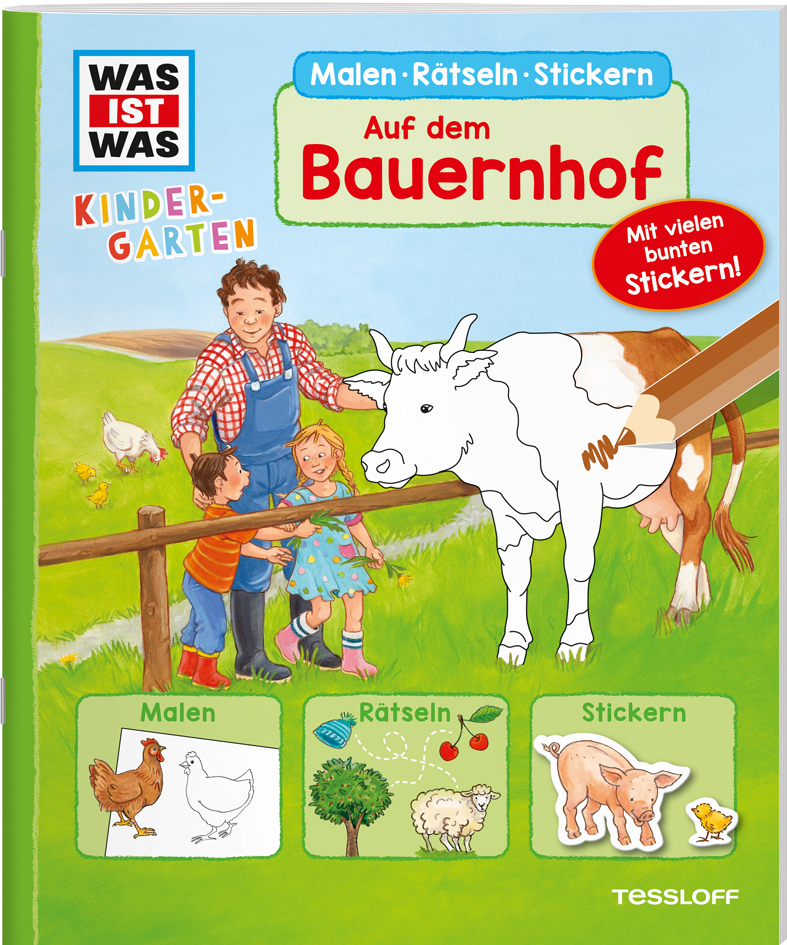 Isbn Was Ist Was Kindergarten Malen Ratseln Stickern Auf Dem Bauernhof Malen Ratseln Stickern Neu Gebraucht Kaufen