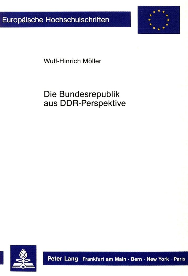 ISBN 3820401563 "Die Bundesrepublik Aus DDR-Perspektive - Das ...