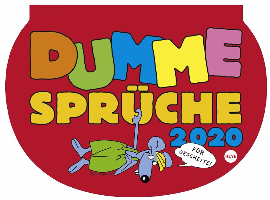 ISBN 9783840166679 "Dumme Sprüche Kalender 2020 Für Gescheite!" neu