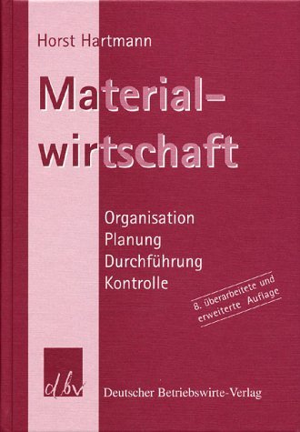 Hartmann Horst Materialwirtschaft Bucher Gebraucht Antiquarisch Neu Kaufen