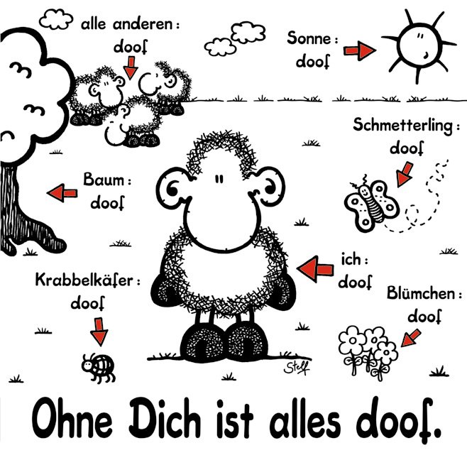 Dich arbeit ohne doof ist Ohne dich