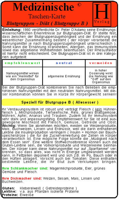 Diät für die ab positive Blutgruppe Diät für die ab positive Blutgruppe