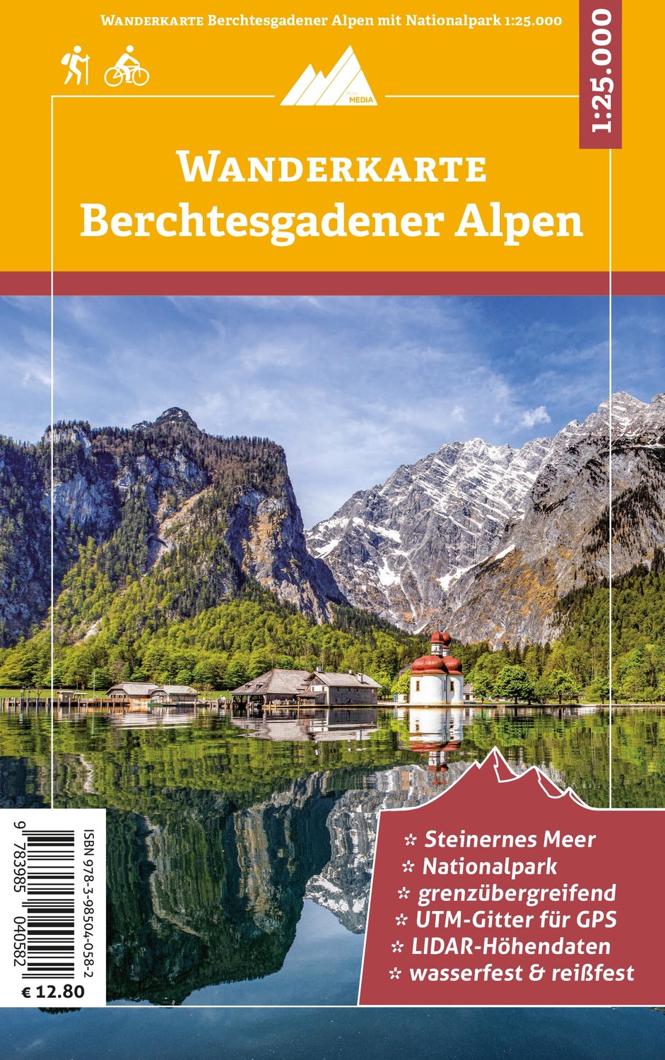 Isbn 9783940141989 Berchtesgadener Alpen Wanderkarte 1 25 000